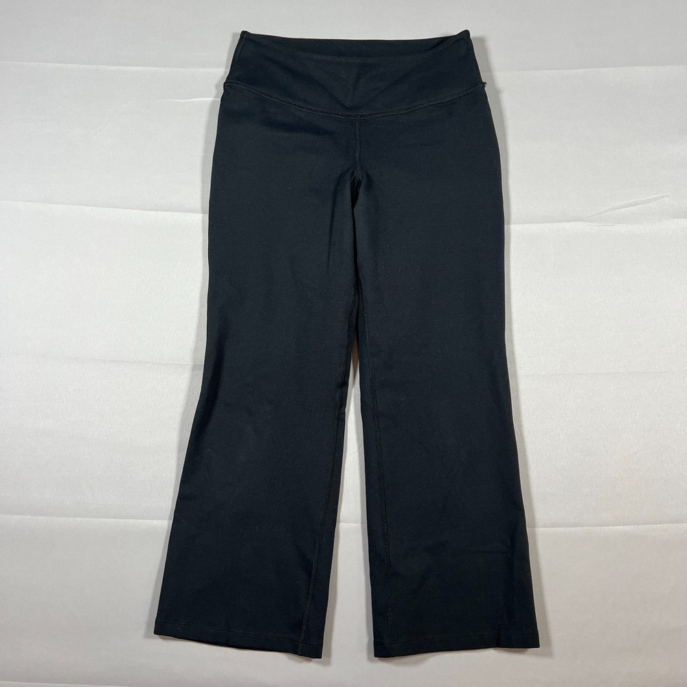 Fila Sport Capri Leggings Womens Small Petite Black Stretch High Waisted Workout